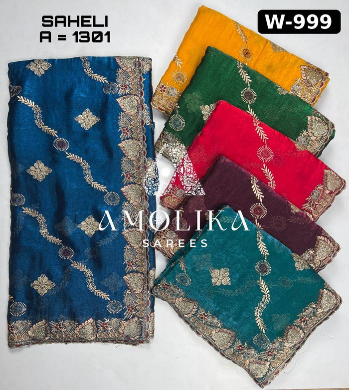 Saheli Design A-1301 – Wholesale Saree | Anula Nexus