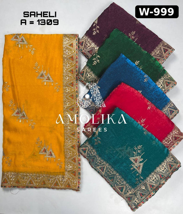 Saheli Design A-1309 – Wholesale Saree | Anula Nexus