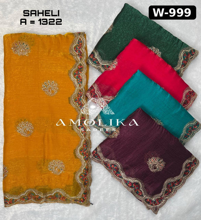 Saheli Design A-1322 – Wholesale Saree | Anula Nexus