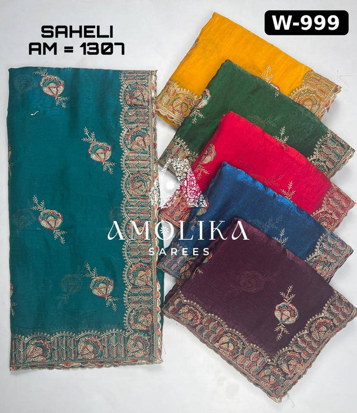 Sakhi Design AM-1307 – Wholesale Saree | Anula Nexus