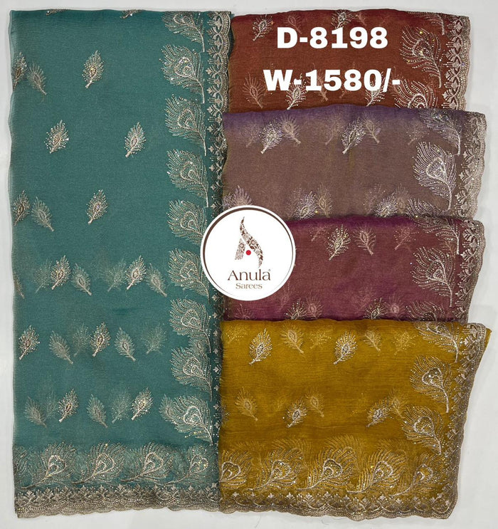 Angle Design D-8198 – Wholesale Saree | Anula Nexus