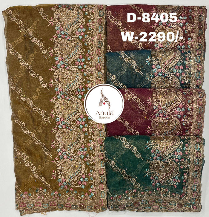 Angle Design D-8405 – Wholesale Saree | Anula Nexus