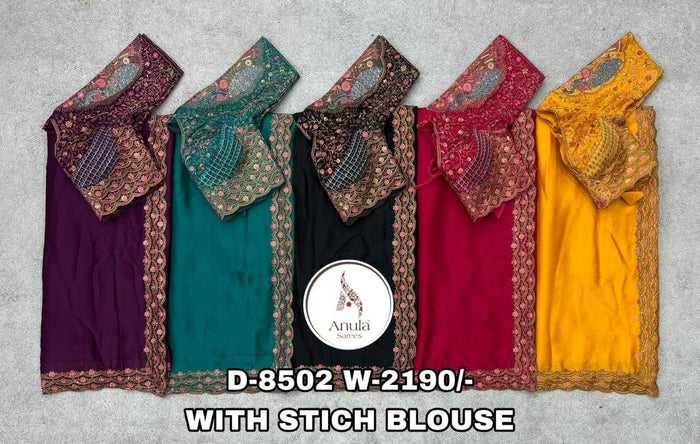 Angle Design D-8502 – Wholesale Saree | Anula Nexus