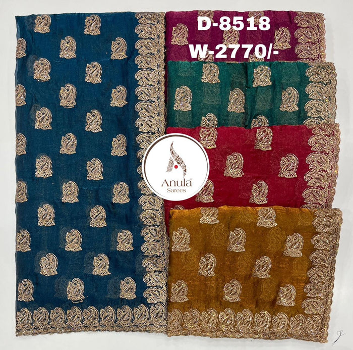 Angle Design D-8518 – Wholesale Saree | Anula Nexus
