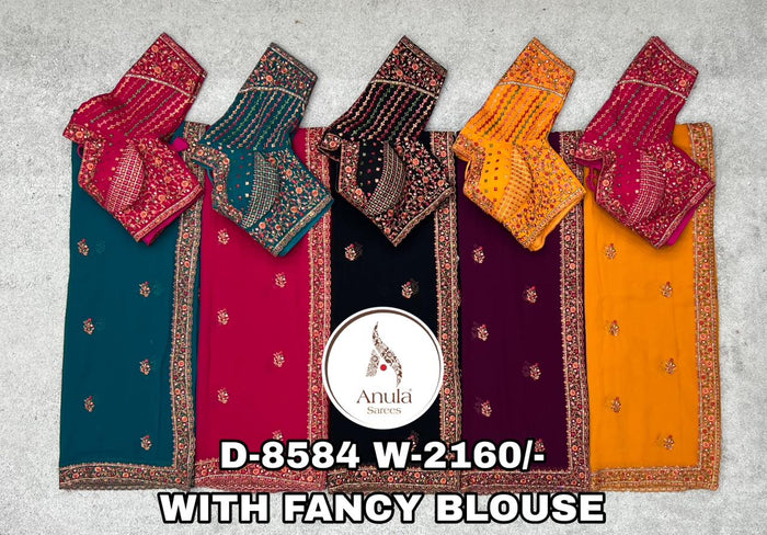 Angle Design D-8584 – Wholesale Saree | Anula Nexus